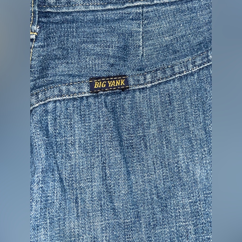 Vintage BIG YANK Women's Blue Wide-Leg Jeans - Picture 4 of 9